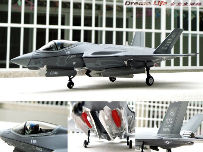 【AirForce1 最新精品】1/72 F35 F-35A 美國空軍 閃電II 攻擊戰鬥機~ 機號:0746,現貨價!