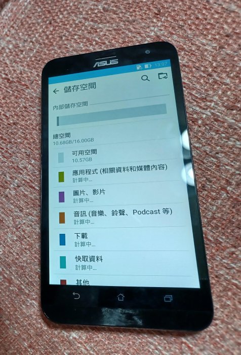 ╭✿㊣ 二手 髮絲銀 5.5 吋 華碩 ZenFone2 Laser 手機【ASUS_Z00LD】ZE550KL 送充電線充電頭 功能正常  特價 $399 ㊣