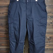 CA 日本品牌 UNIQLO 深藍 可反摺 彈性工作七分褲 XL號 一元起標無底價Q222