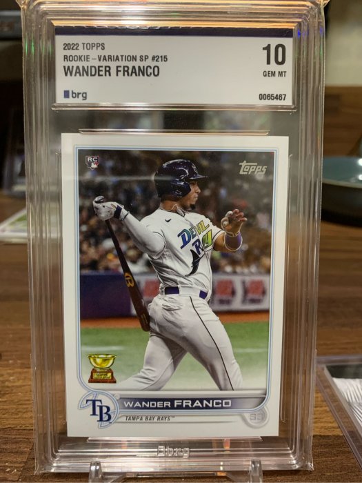 Wander Franco 2022 Topps S1 SP 變體卡 少量印刷 brg10分 光芒 大物 百大第一