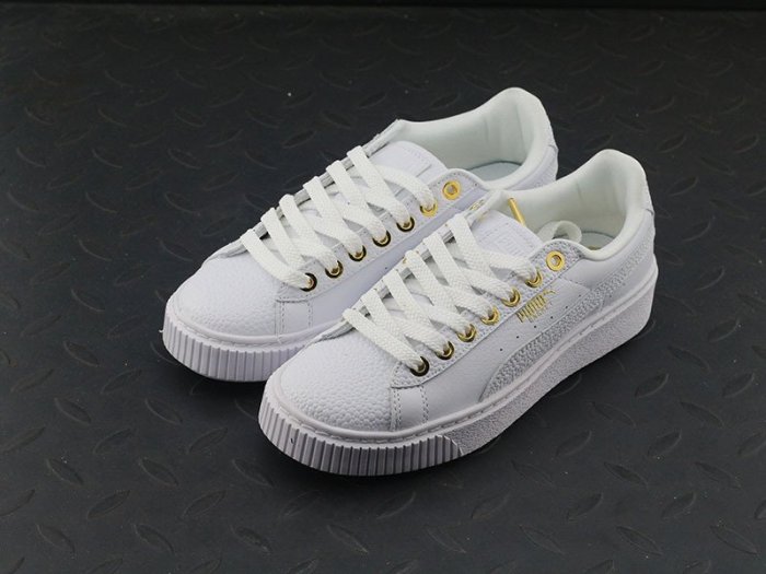 Puma Basket Platform Pearlized 2.0 彪馬白金色運動鞋 364233-01