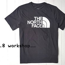 ☆【北臉男生館】☆【The North Face北臉大LOGO印圖短袖T恤】☆【TNF001A1】(M)