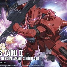 【鋼普拉】現貨 BANDAI 鋼彈 HG THE ORIGIN #001 MS-06S ZAKU II 薩克II 紅薩