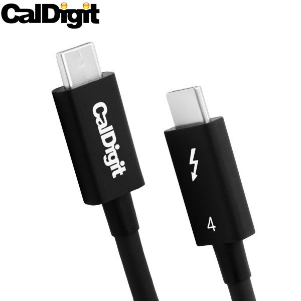 CalDigit 雷電Thunderbolt 4 USB 4傳輸線 80cm(0.8m)被動式40Gbs,100W,5A