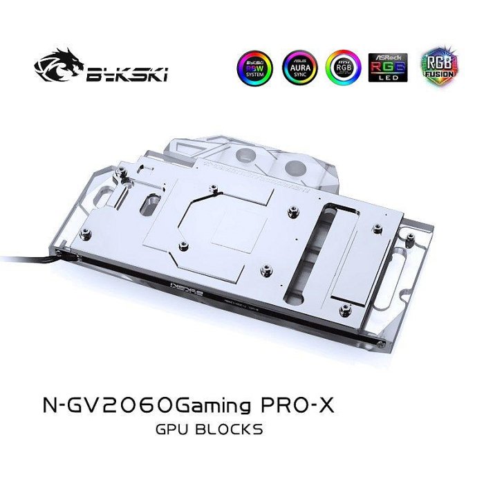 【熱賣下殺價】Bykski NGV2060GamingPROX  顯卡水冷頭 技嘉RTX2060Gaming