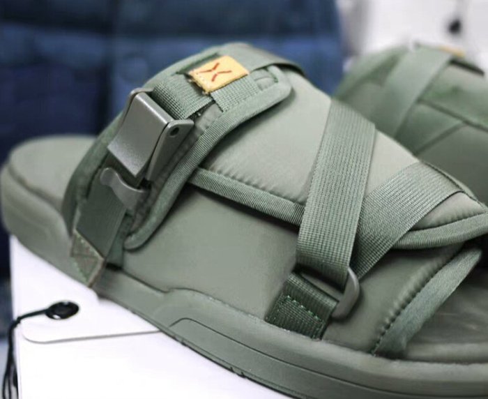 日本VISVIM潮牌VIARAM LABATORERY CHRSITO軍裝黑色綠色男裝拖鞋涼鞋