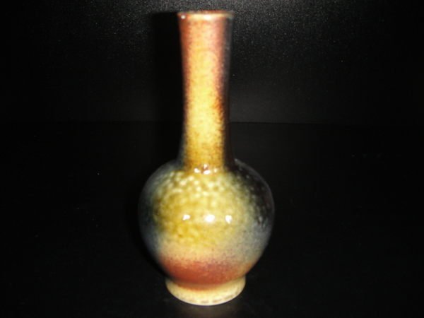 【元本坊】-大長頸花瓶(#90)土黃1-桌上型小花器-花瓶(10)-傢飾-茶具-高山茶-普洱茶-生活陶