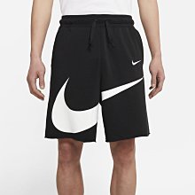 南◇2021 3月 NIKE NSW SWOOSH 大勾 斷勾 小勾 口袋 DJ5373-010 黑色短褲 棉褲 不收邊