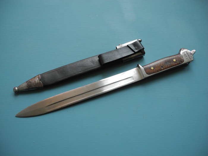 (老爸的軍事收藏 ) 丹麥 Danish M1889 Knife Bayonet 刺刀 ( 德國 W.K.C 製造 )