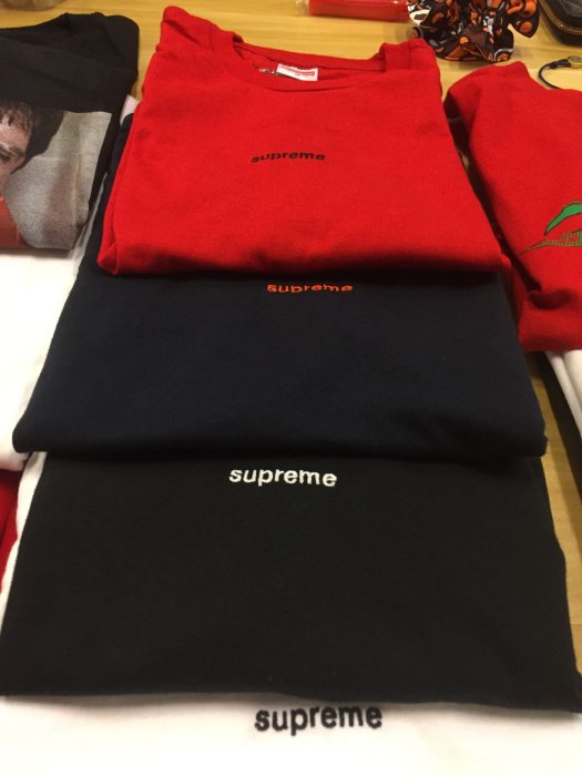 xsPC Supreme 18ss FTW tee Fuck The World 該死的世界 經典Logo 刺繡 短袖 現貨 全新