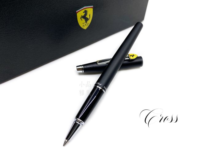 CROSS 高仕 CLASSIC CENTURY 法拉利 新經典世紀系列 鋼珠筆（霧黑）
