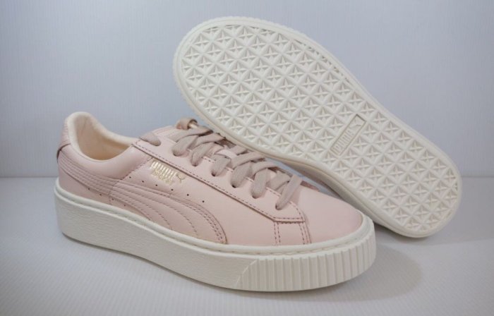 PUMA 粉 彪馬 女生 增高 厚底 FENTY Basket Platform  25號 最後出清價