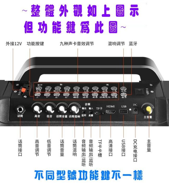 最新卡拉OK可語音點歌 手機無線同屏點歌 HDMI傳輸電視變大屏幕 K歌點歌系統觸屏WIFI視頻音箱 送麥克風