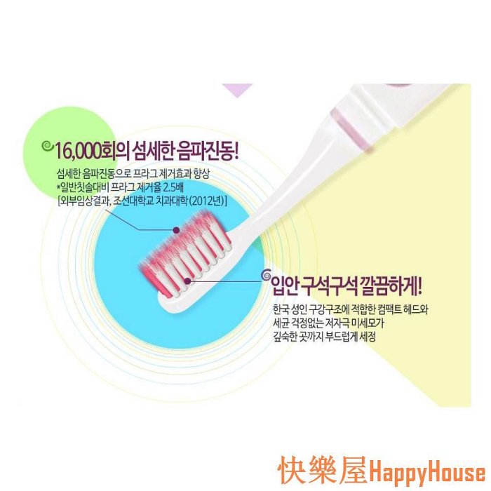 快樂屋Hapyy House[PERIOE] LG Health Care i-Brush 倍麗兒 攜帶式電動牙刷 攜帶型電池式電動牙