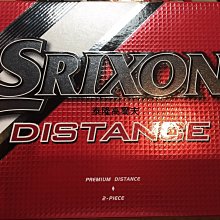 全新 DUNLOP SRIXON DISTANCE 超遠距 軟打感 高爾夫球(2層) 【12入裝】