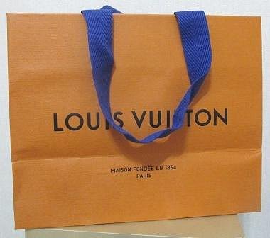 ~LV LOUIS VUITTON 橫式 紙袋/提袋 22x18x11.6cm~