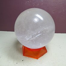 【競標網】巴西純天然清料白水晶球1178公克90mm(贈座)(淨化負性能量)(網路特價品、原價3000元)限量一件