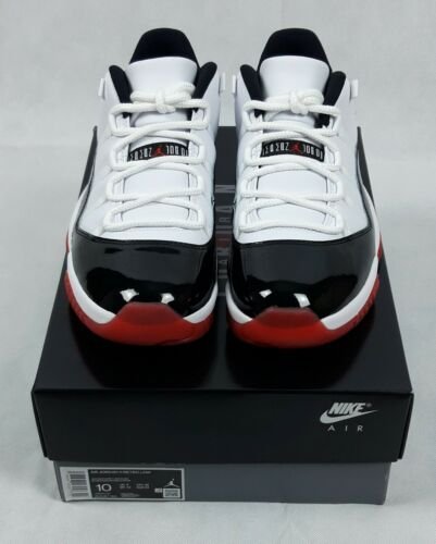 NIKE AIR JORDAN 11 RETRO LOW CONCORD BRED 低筒 白黑紅 AV2187-160