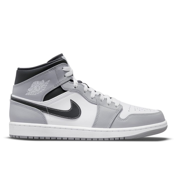 【A-KAY0】NIKE AIR JORDAN 1 MID SMOKE GERY 白灰黑【554724-078】