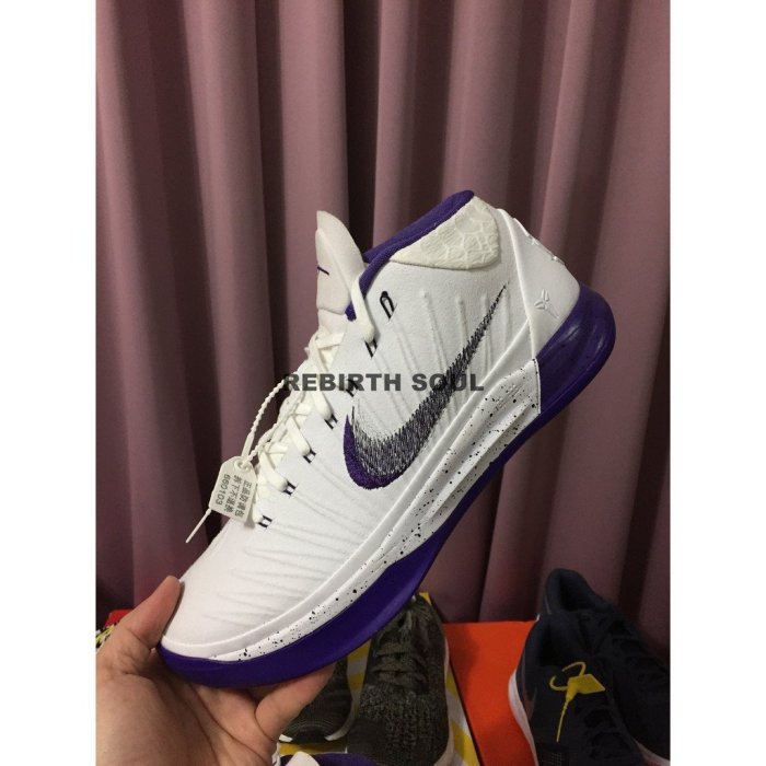 【正品】NIKE KOBE AD EP MID 922484-100 籃球鞋 曼巴 湖人