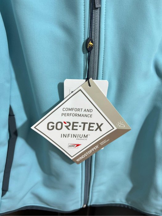 TRAVELER GORE-TEX 防潑水外套 女 藍色 帽子 全新 尺寸 M