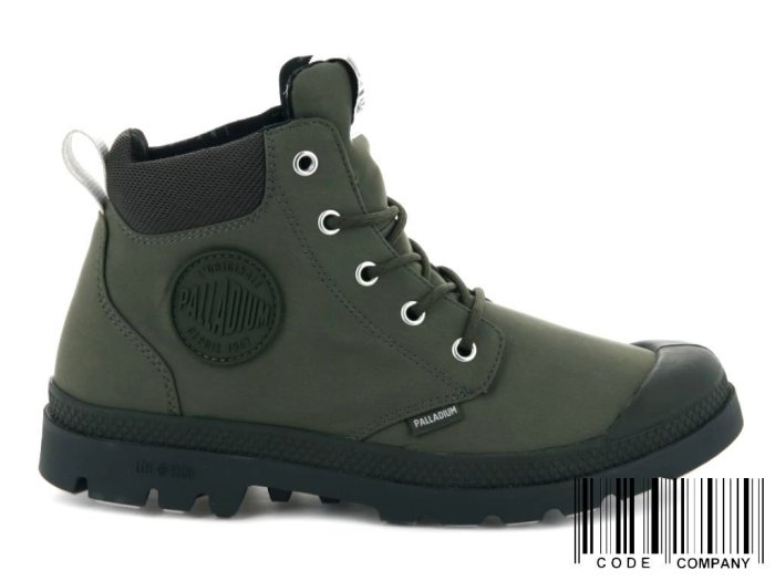 =CodE= PALLADIUM PAMPA LITE+ CUFF WP 防水輕量軍靴(墨綠) 76259-309 女