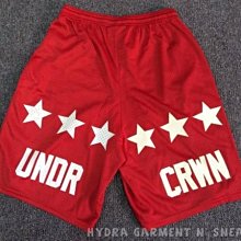 【HYDRA】Undrcrwn Champions Short Red Pyrex 六星 40OZ 紅色 短褲 洞洞 球褲 S M L XL 現貨