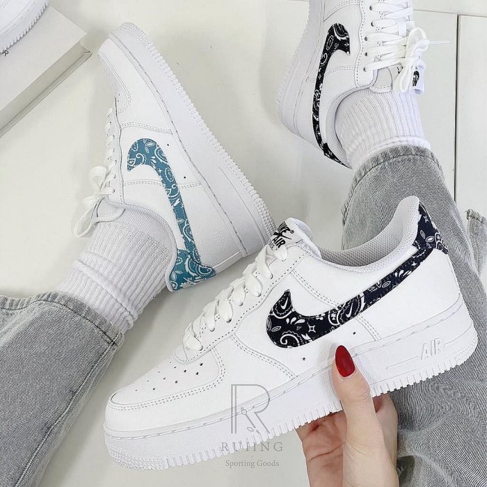 NIKE AIR FORCE 1 變形蟲 天空藍 白 灰 AF1 男女鞋 運動休閒鞋 DH4406100