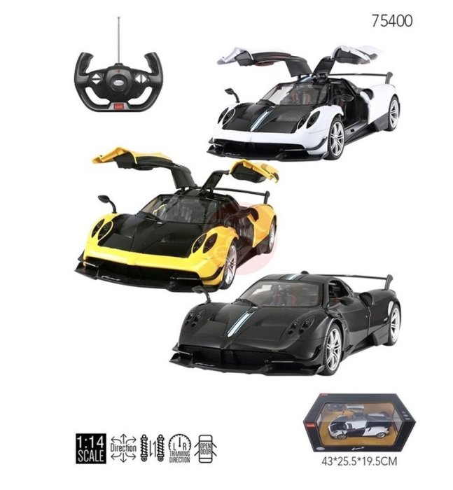 【阿LIN】302931 75400 1:14PaganiHuayra BC 手動開門 遙控車 瑪琍歐 RASTAR