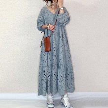 鏤空連身裙DANDT 寬鬆鏤空蕾絲洋裝（20 SEP）同風格請在賣場搜尋 SHA 或 歐美服飾