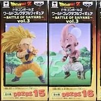 日本正版 盒玩 WCF 七龍珠Z BATTLE OF SAIYANS vol.3 Q版 小模型 小公仔 6種組 日本代購