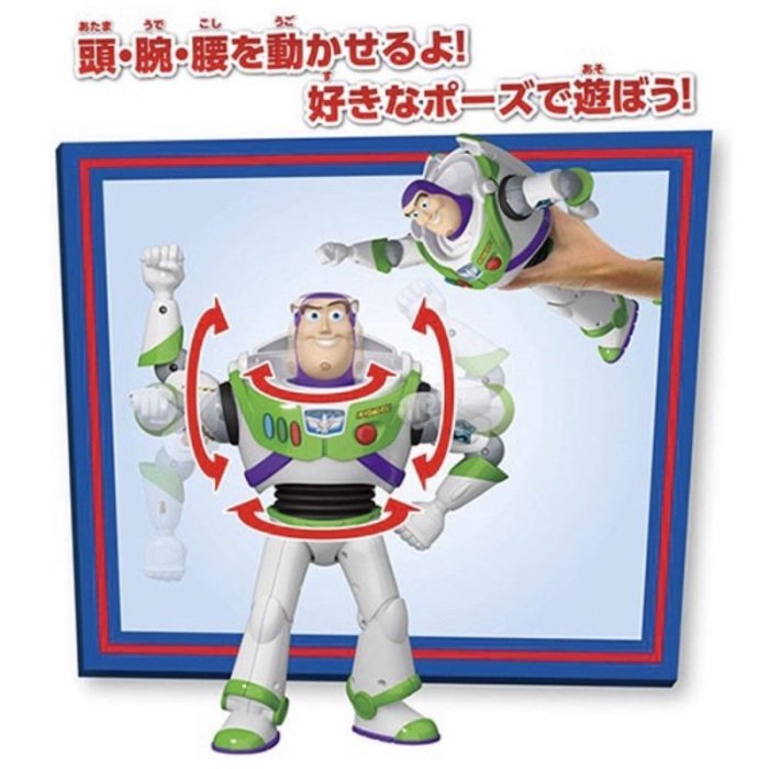 正版 大尺寸 TAKARA TOMY 玩具總動員4  巴斯光年電影公仔 DS79915