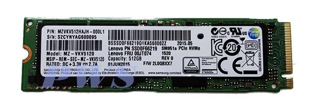 【Samsung 三星 SM951a 512GB NGFF PCIe3 M.2 SSD NvMe 】超越SM951