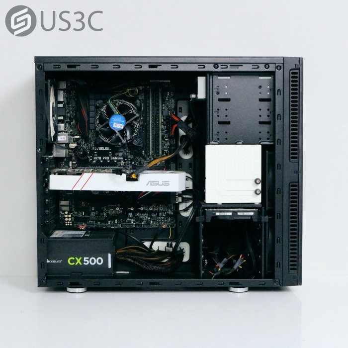 【US3C-青海店】自組PC i5-6400 8G 120G SSD+2TB HDD GTX 960 500W 文書型電腦 電腦主機 二手桌上型電腦