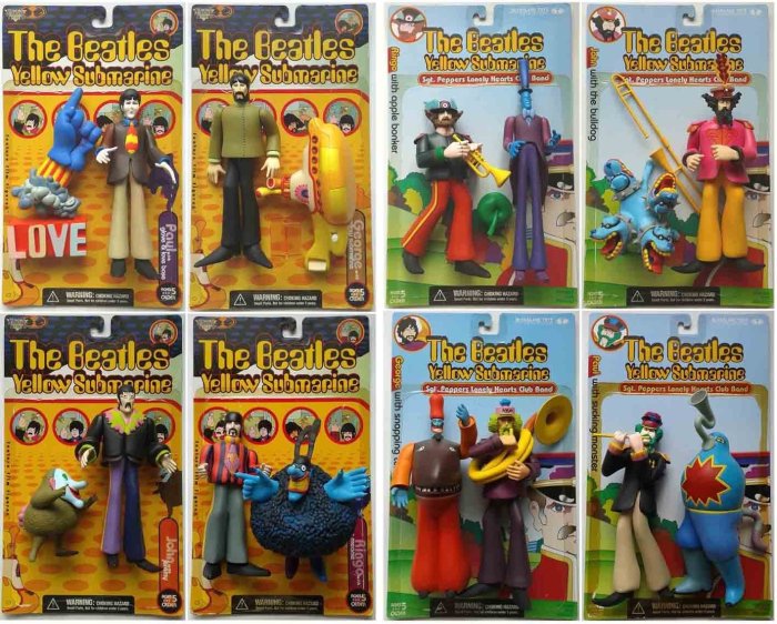 Mcfarlane 麥法蘭~The Beatles Yellow Submarine 披頭四黃色潛水艇P1+P2+特別版