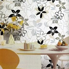 [禾豐窗簾坊]多色花朵自然風格感優質壁紙(5色)/施工實績照/壁紙裝潢施工