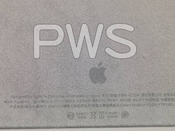 【蘋果 Apple 原廠 鍵盤式聰穎雙面夾 12.9吋 iPad Pro 中文 鍵盤】A2039