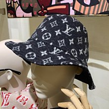 LV M76742 Carry on Bob gram Hat 毛毛漁夫帽 黑 Ｍ 現貨