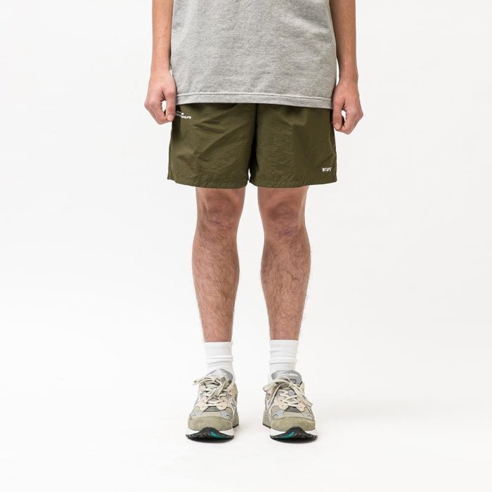 WTAPS ACADEMY/SHORTS/NYLON.TAFFETA-