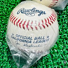 貳拾肆棒球-美國帶回-美國職棒小聯盟 加州聯盟公式比賽球,Rawlings製作