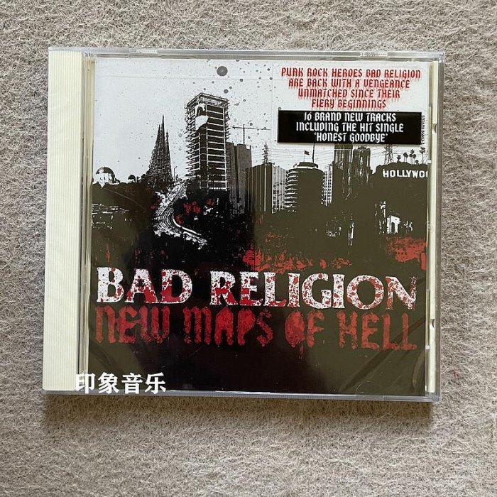 原裝進口  Bad Religion  New Maps of Hell  CD 青春式