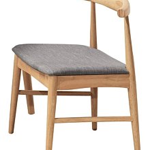 【設計私生活】溫斯頓本色灰布餐椅、書桌椅(部份地區免運費)195A