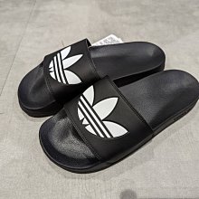 南◇2022 5月 ADIDAS ADILETTE LITE 運動拖鞋 FU8298 黑白 三葉草 大LOGO 拖鞋