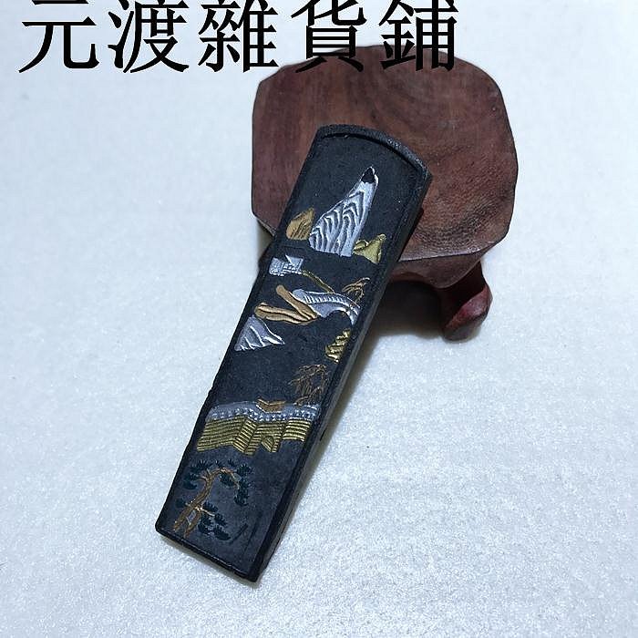 老胡開文徽墨 老松煙墨條墨塊墨錠陳墨古墨收藏品 顏真卿松煙1兩~元渡雜貨鋪