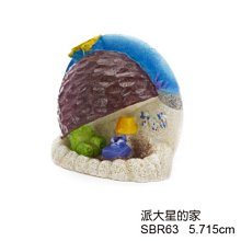 微笑的魚水族☆美國PENNPLAX-龐貝【海綿寶寶 SBR63 派大星的家】正品 非仿冒