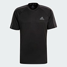 限時特價 南🔥2024 4月 ADIDAS 3-STRIPES 短袖上衣 短T 吸濕排汗 男款 黑 H28927