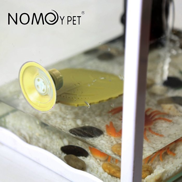 微笑的魚水族☆NOMO-諾摩【樹葉造型烏龜爬台===S】烏龜曬台 角蛙跳台NFF-03