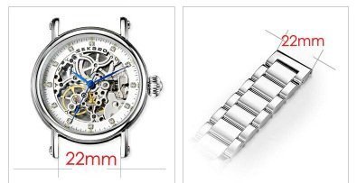22mm直身Hamilton 的新衣軍錶飛行風格鉚釘黑色真皮錶帶 seiko citizen timex +黃色縫線
