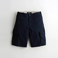 【HOLLISTER Co.】【HCO】HC男款工作短褲21款黑藍 F02210924-04