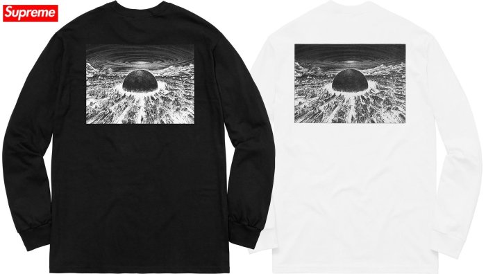 超搶手】全新正品2017 Supreme AKIRA Neo-Tokyo L/S Tee阿基拉